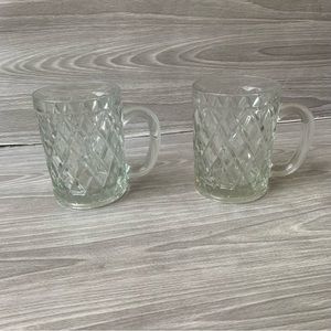2 vintage Paul Sebastian Crystal Mug With Handles great condition.

No chips